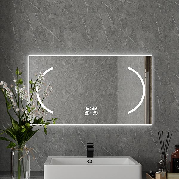 Best Price For Led Bathroom Mirror With Light And Heating