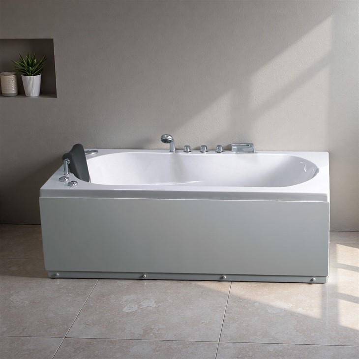 Massage Bathtub With Jacuzzi Whirlpools Waterfall