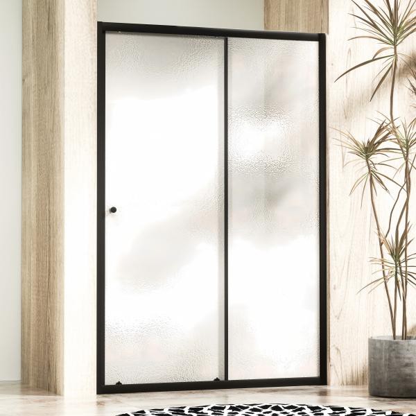 Shower Door With Black Frame