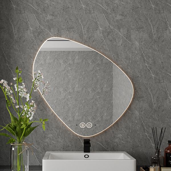 Irregular Smart Mirror With LED Light