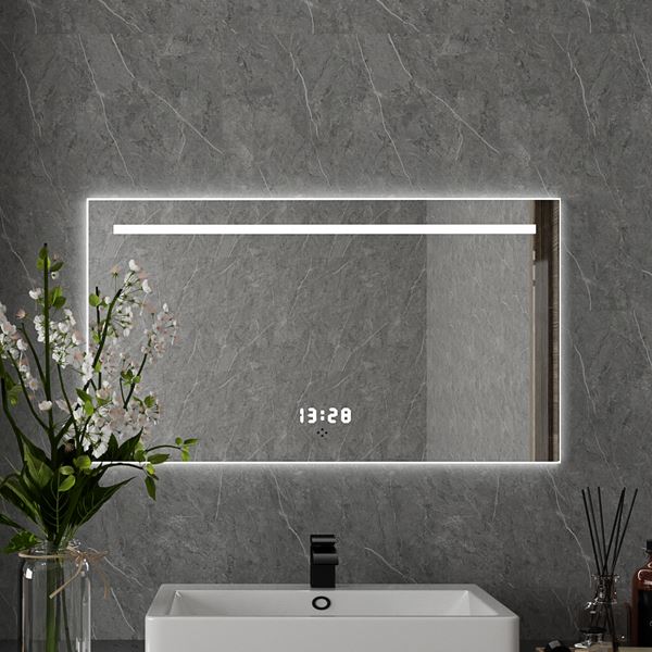 Waterproof Ultra White LED Bathroom Make-Up Mirror With Lights